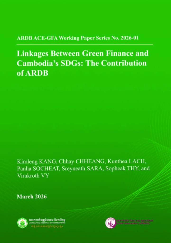 Linkages Between Green Finance and Cambodia’s SDGs-The Contribution of ARDB
